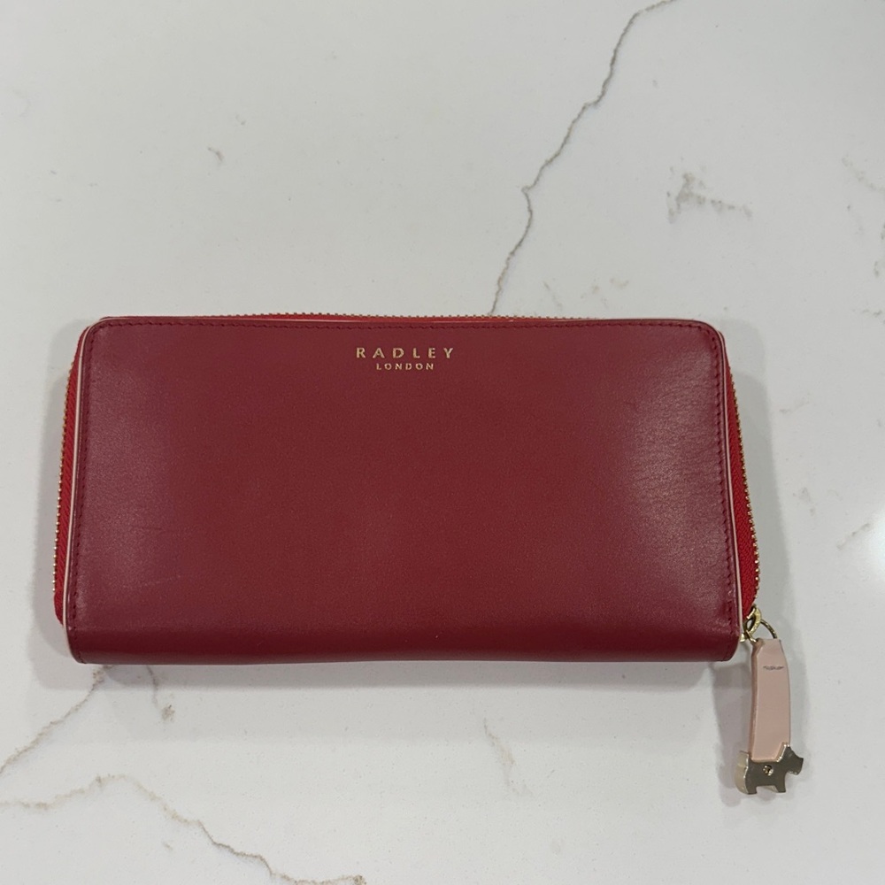Radley London Cherry Red Leather Wallet